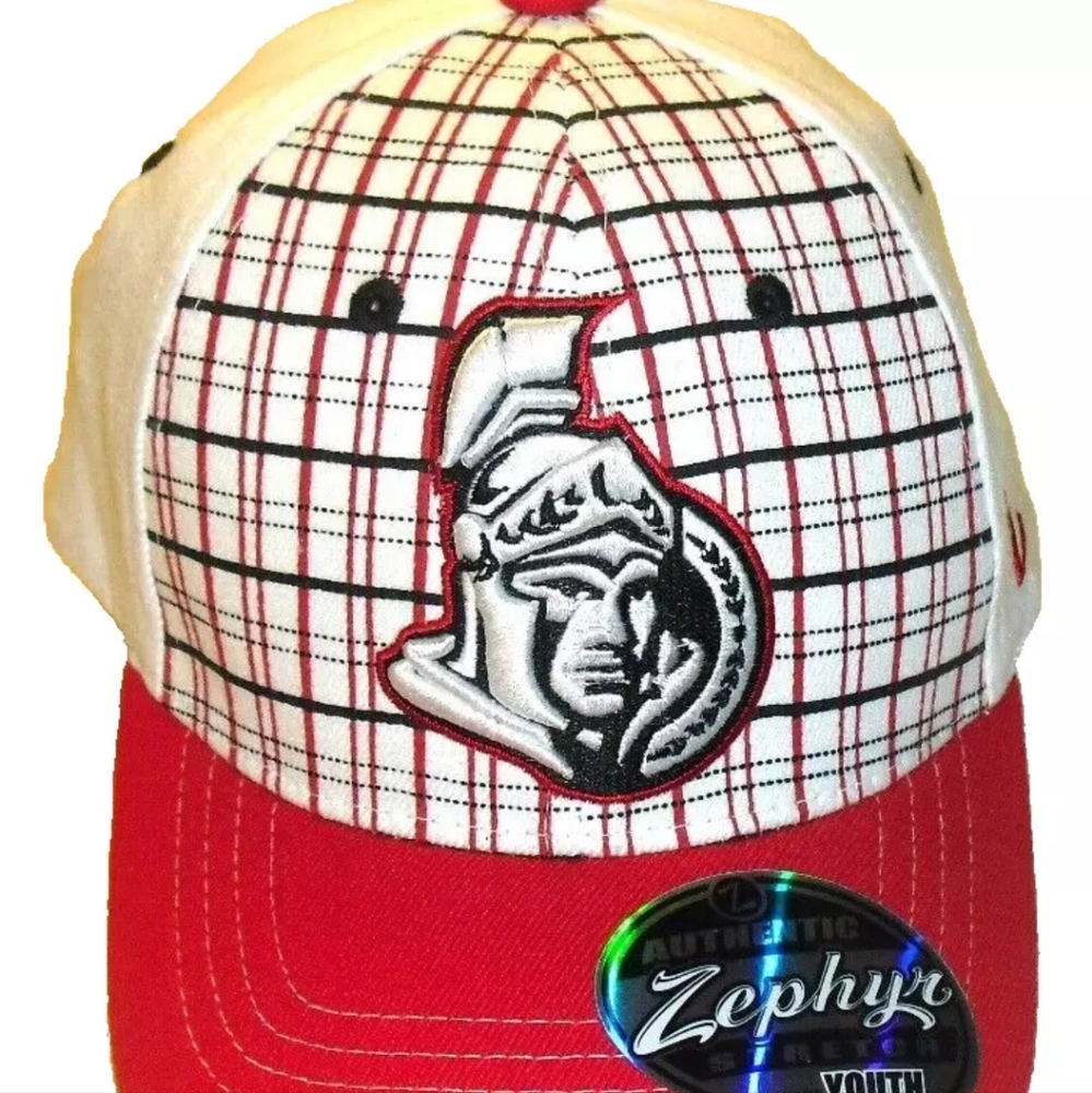 Ottawa Senators Kids Youth Zephyr Stretch Fit hat New Nhl Hockey